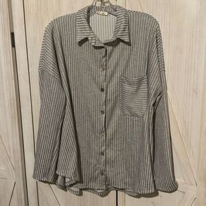 Blumin Apparel oversized long sleeve button up